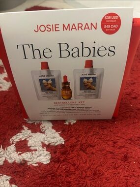 JOSIE MARAN Baby Bath & Skin Minis Kit - Red & White